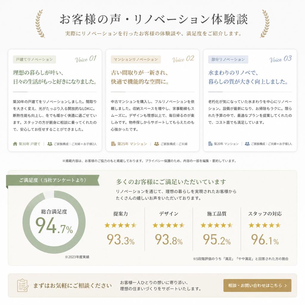 お客様の声