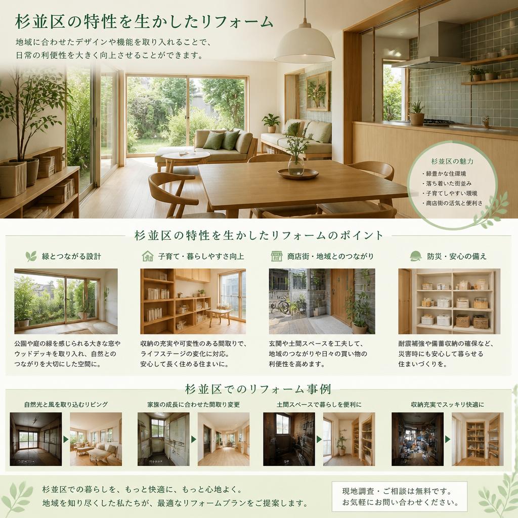 杉並区におけるリフォームのメリット