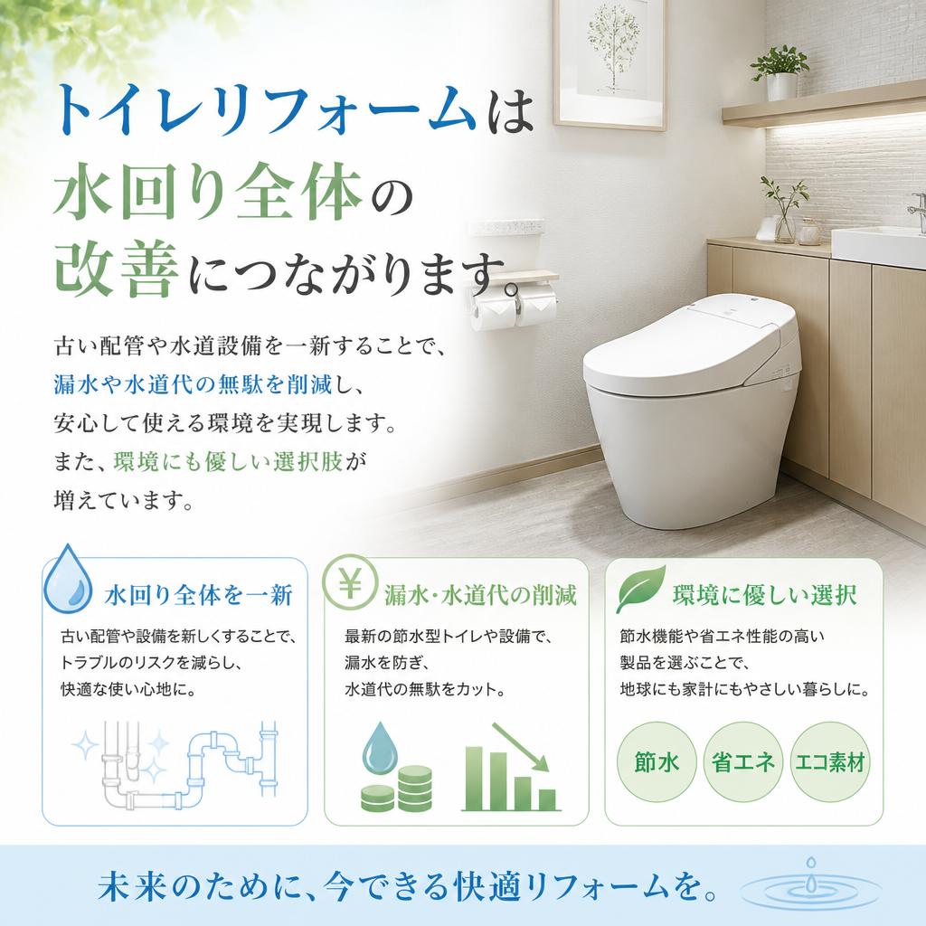 水回りの改善がもたらす効果