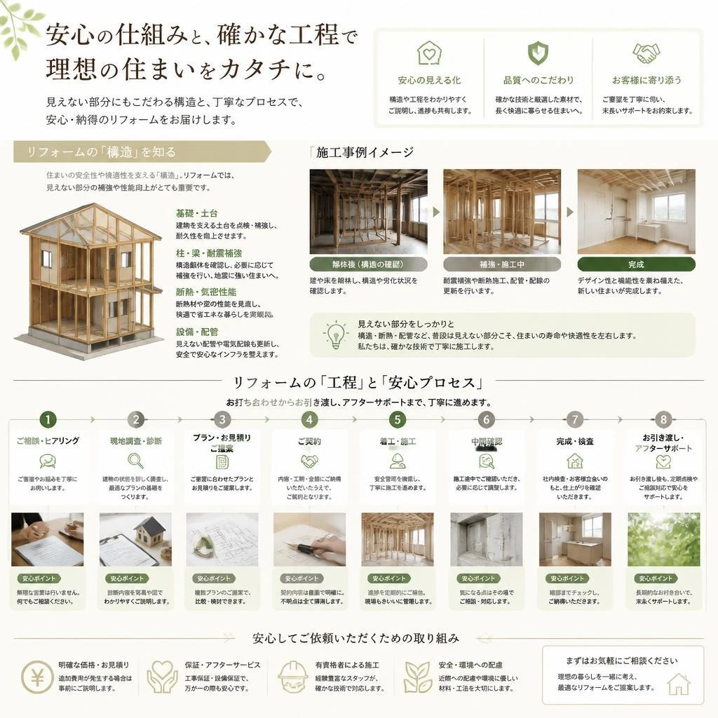 施工の流れ