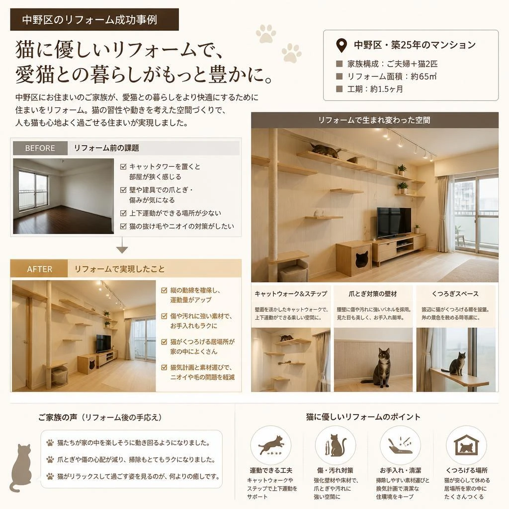 中野区リフォーム成功事例