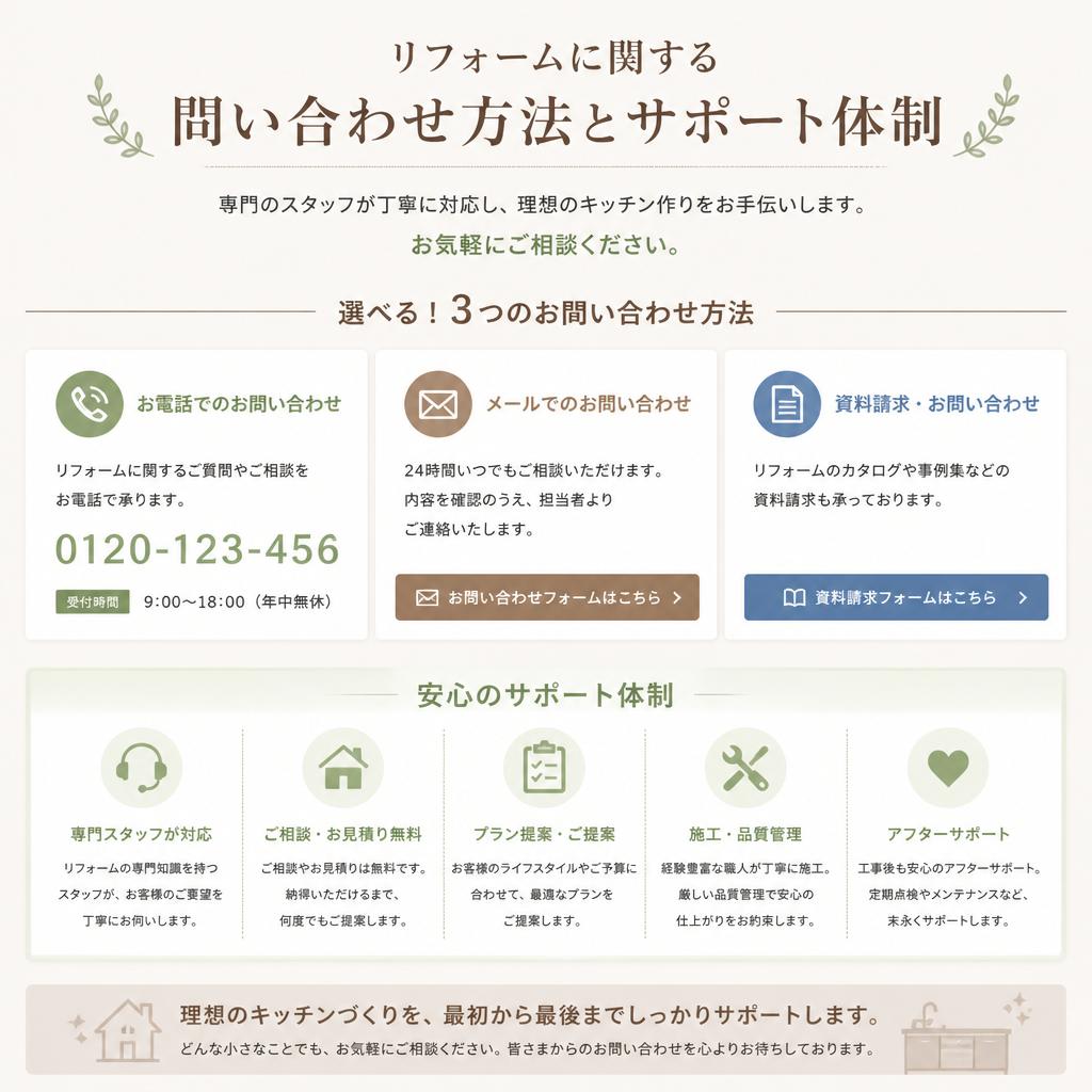 お問い合わせはお気軽に！