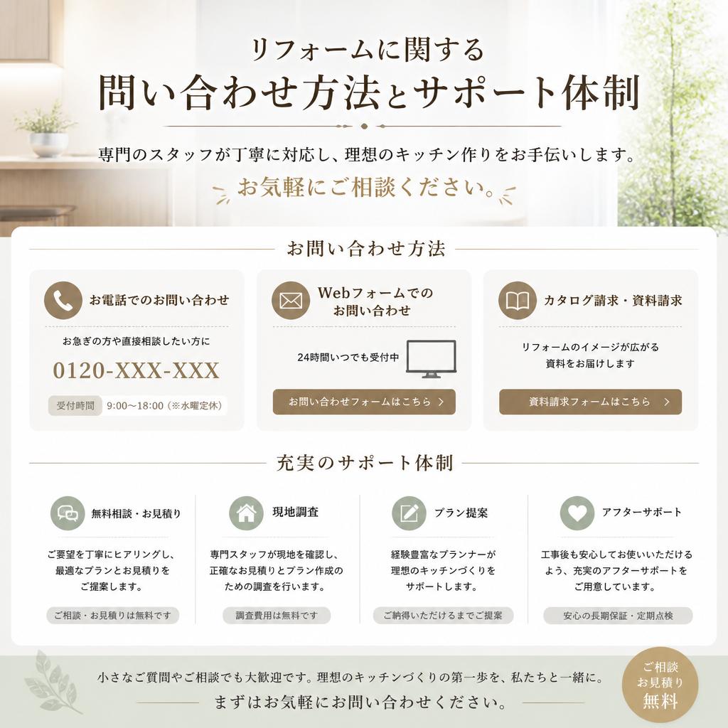 お問い合わせはお気軽に！