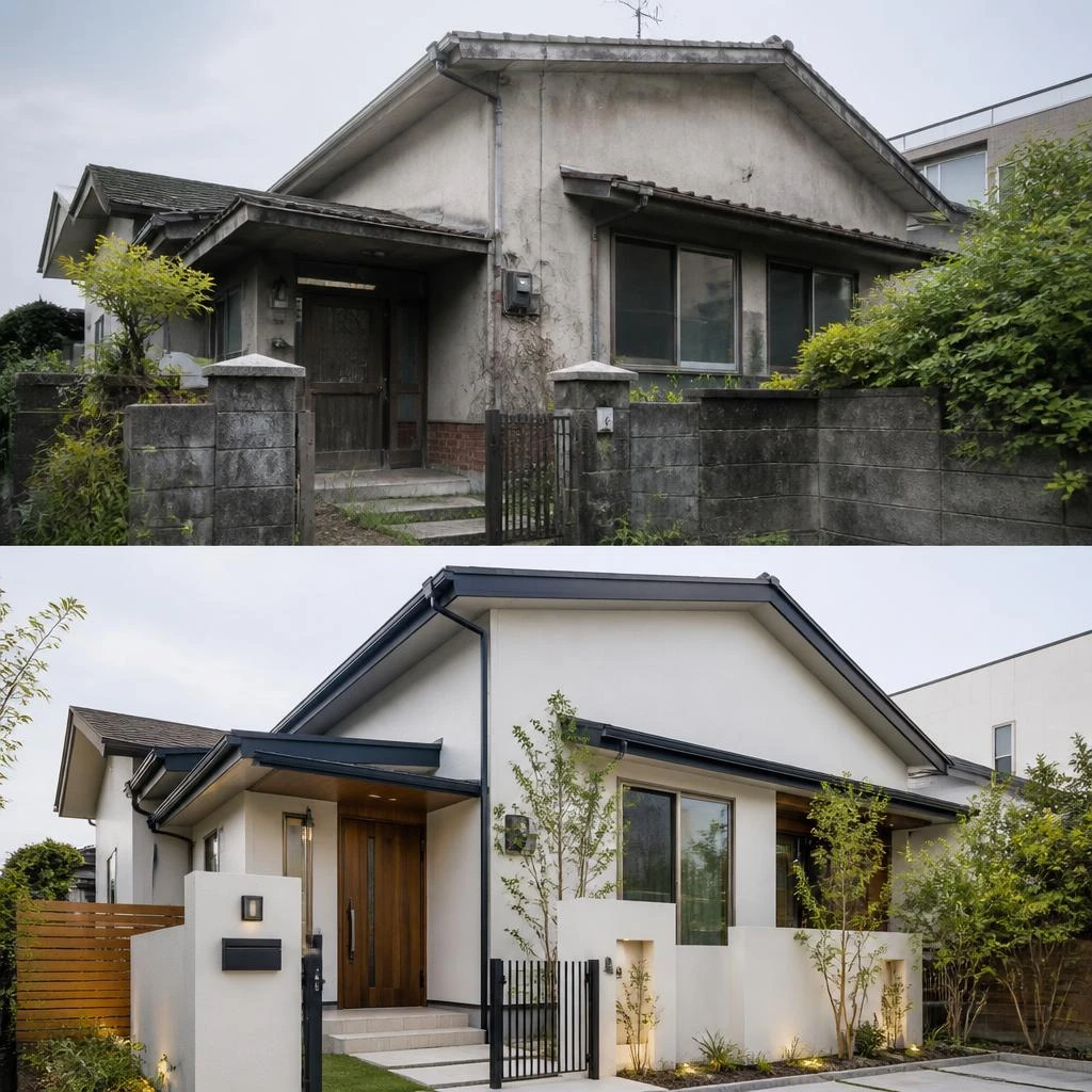 老朽化した戸建てを新たに生まれ変わらせる！