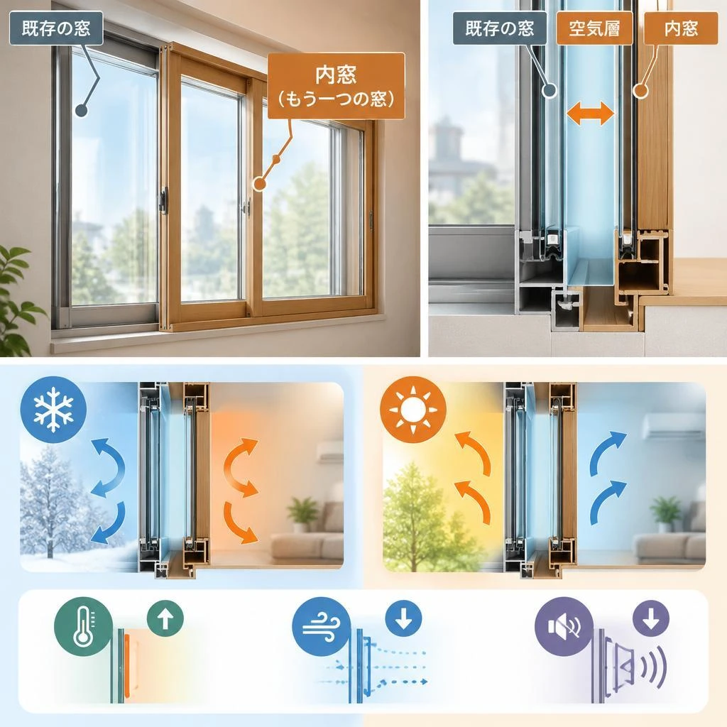 内窓をプラスするだけで、住まいの快適性はどう変わる？
