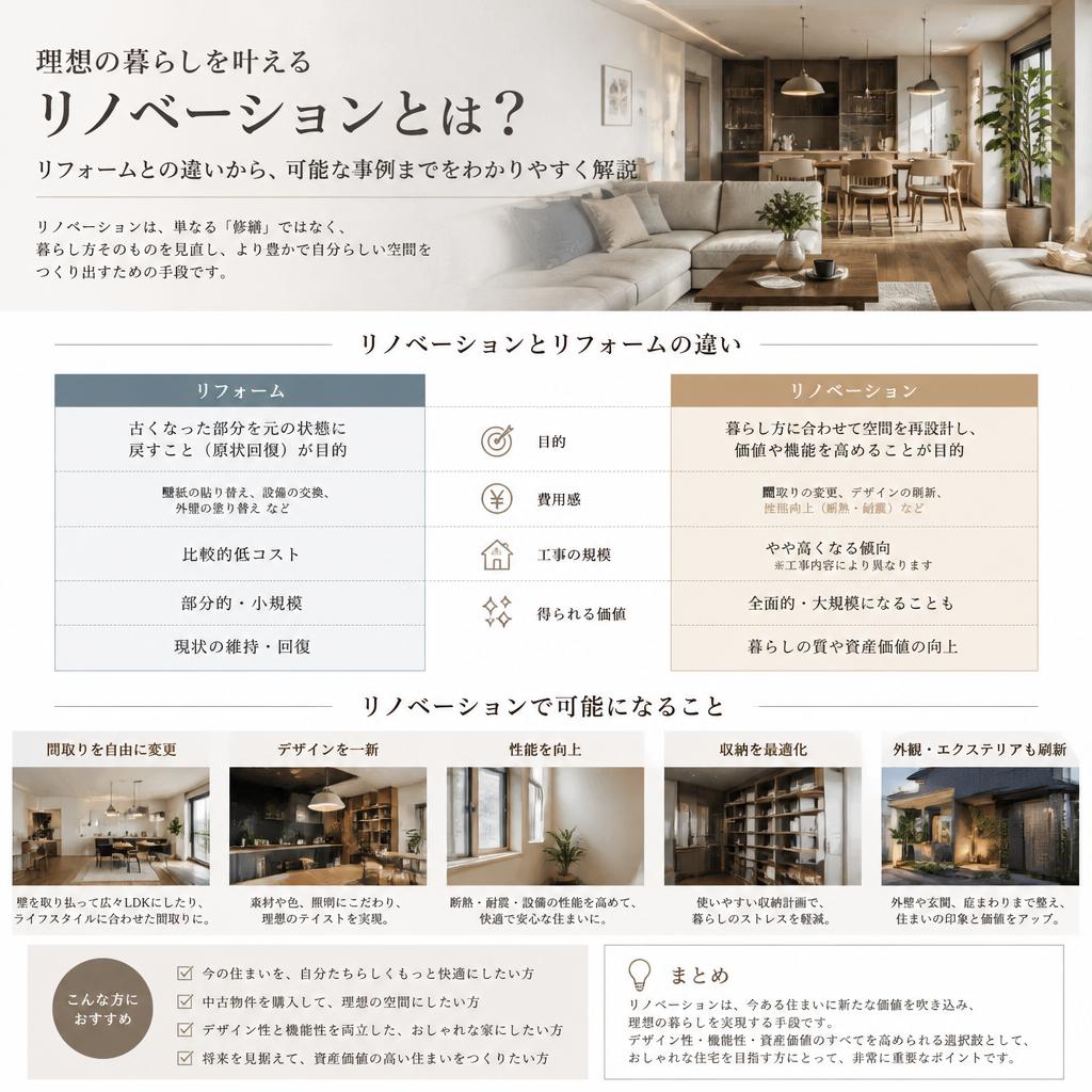 リノベーションとは？