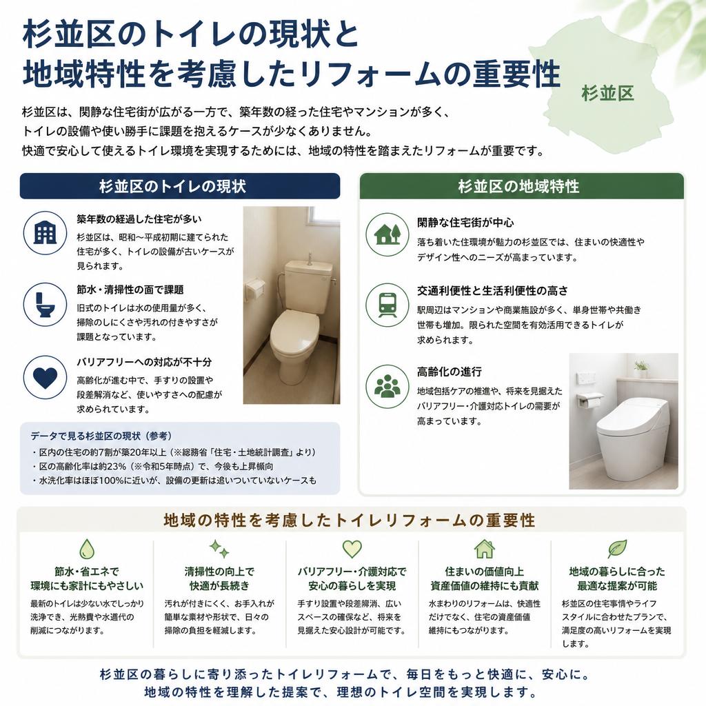 2.杉並区のトイレ事情